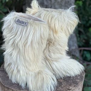 Vintage Nordica “Yeti” Italian Goat Hair Boots